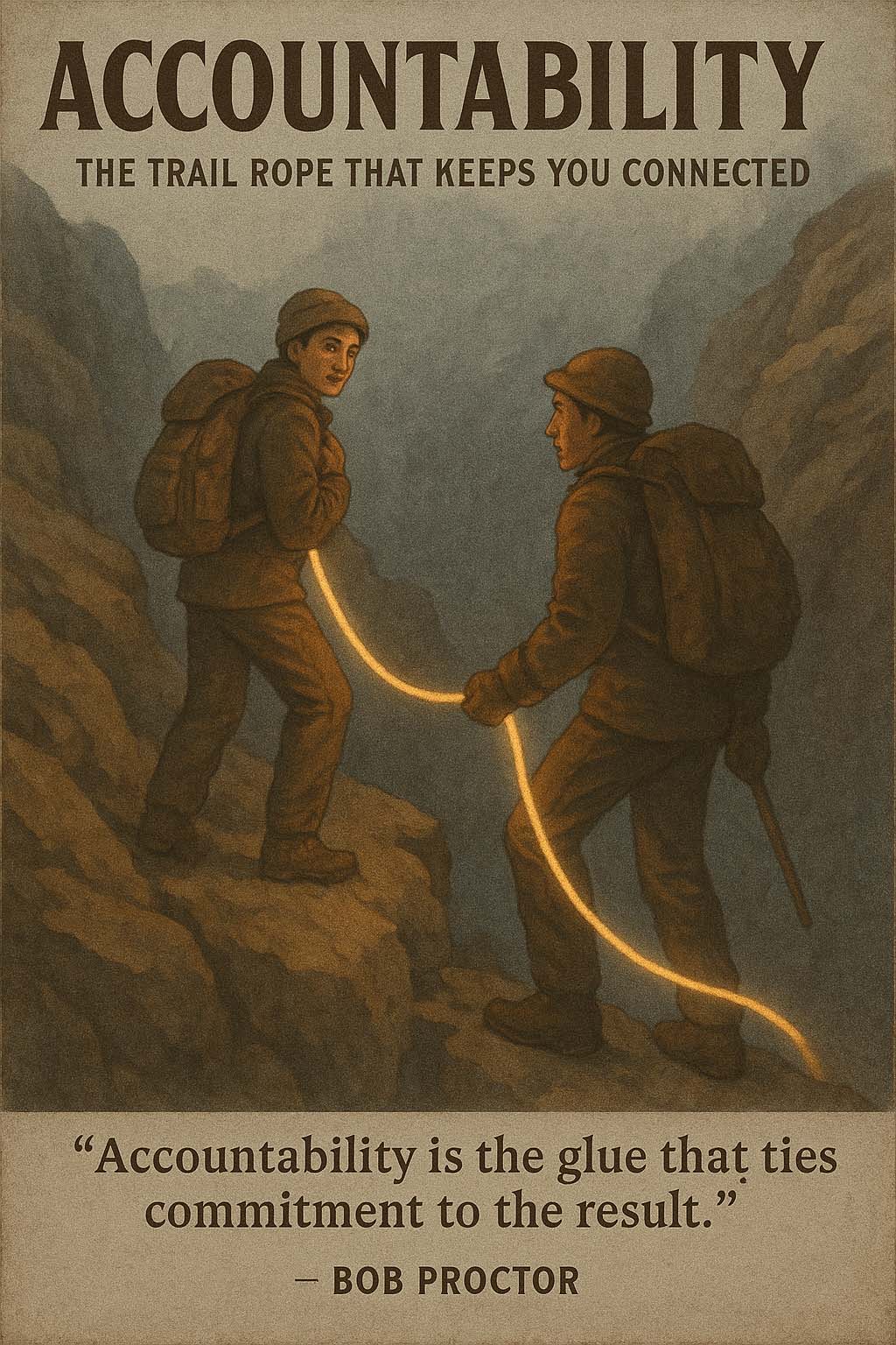 ACCOUNTABILITY – The Trail Rope That Keeps You Connected to overcome ADHD