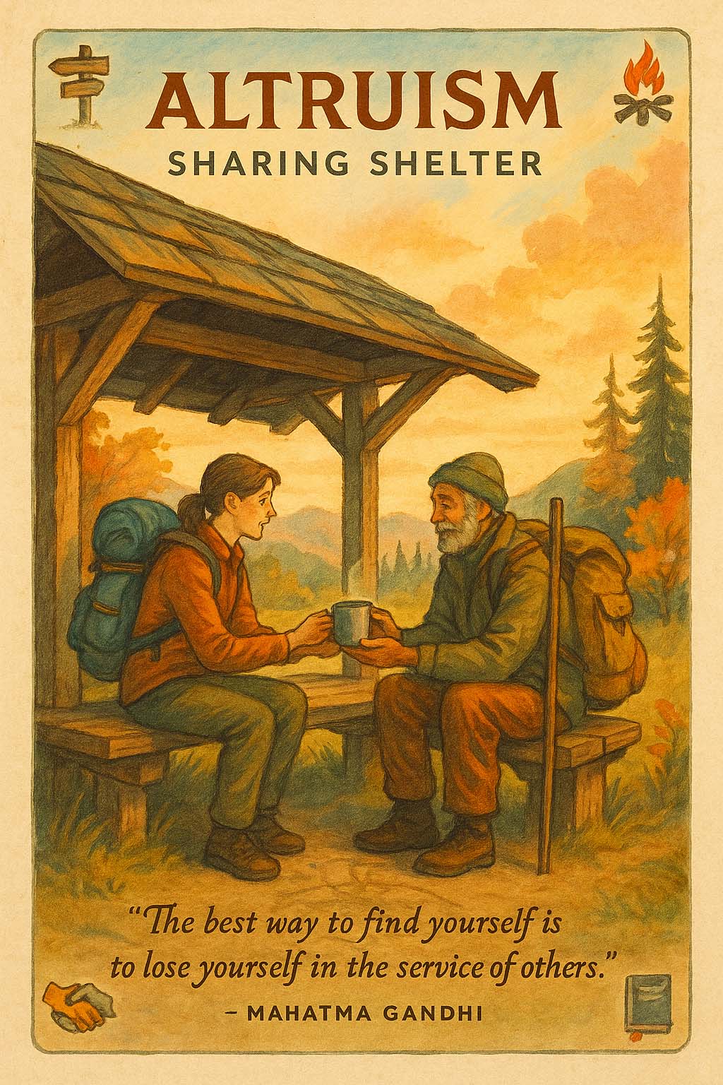 ALTRUISM – The Rest Stop Where You Share What You’ve Carried