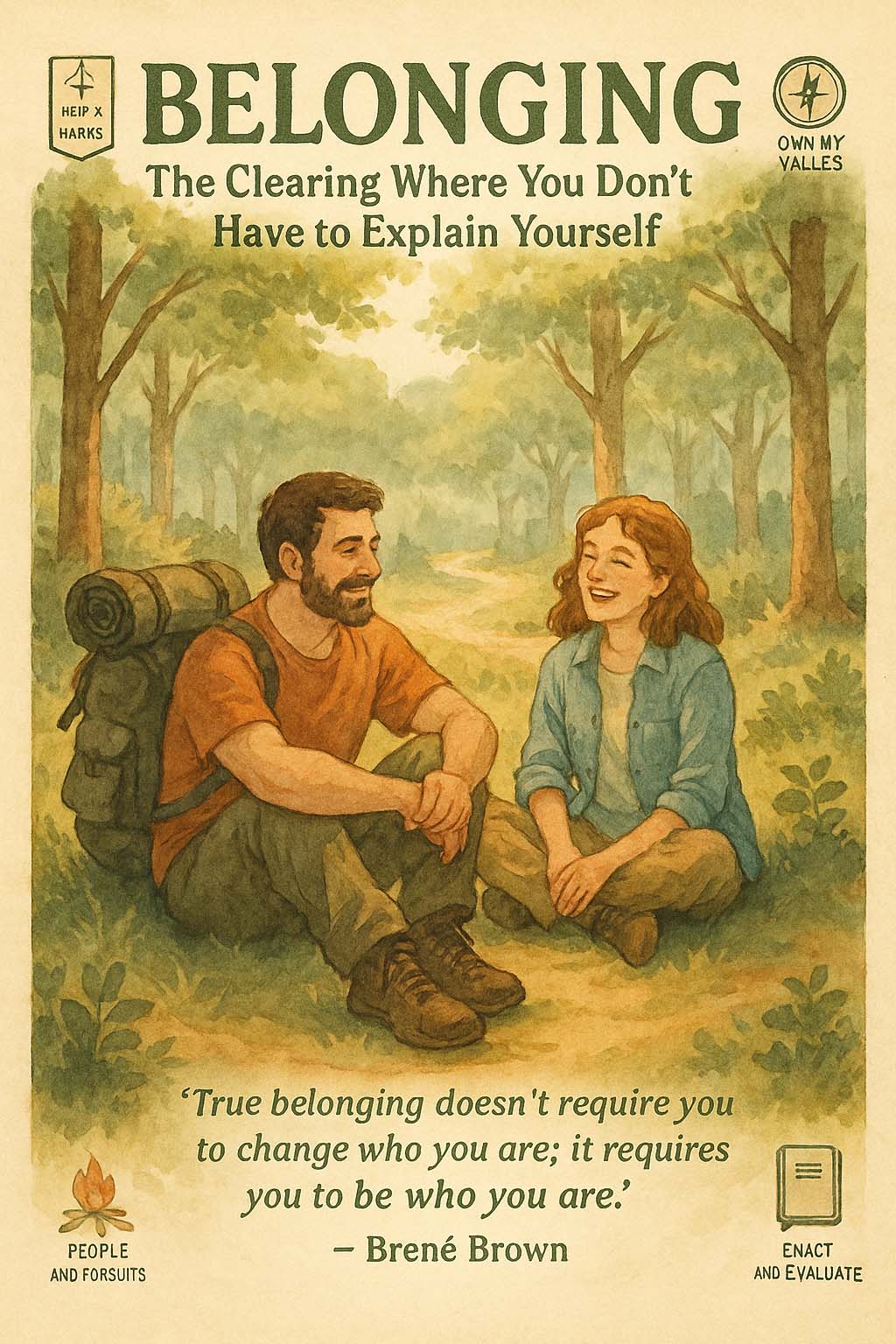 BELONGING – The Clearing Where You Don’t Have to Explain Yourself or your ADHD