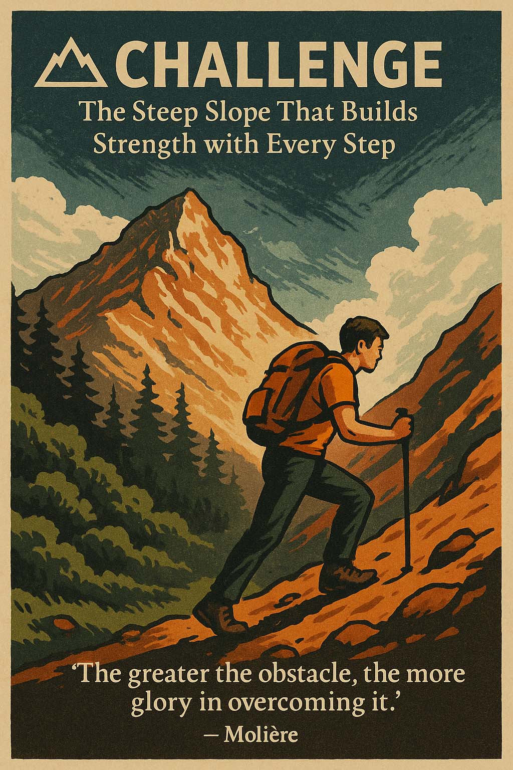 CHALLENGE – The Steep ADHD Slope That Builds Strength with Every Step