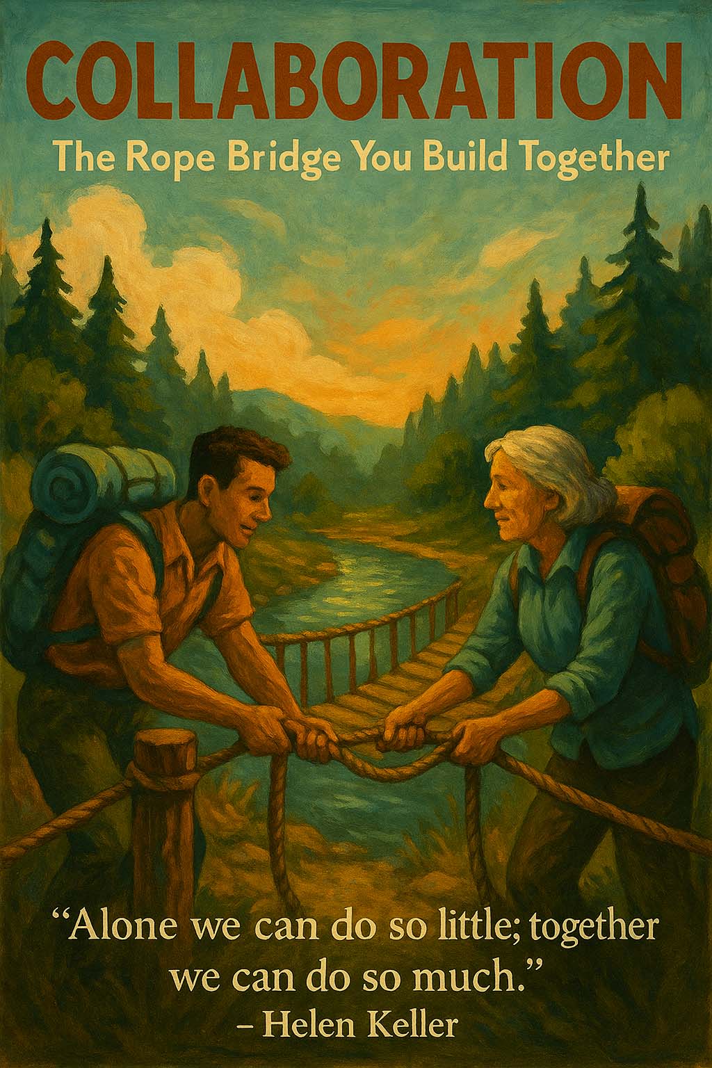 COLLABORATION – The Rope Bridge You Build Together across the ADHD ravine