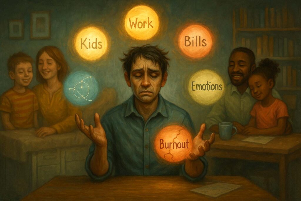Myth #13: “They already have a job and a family — they must be fine.”