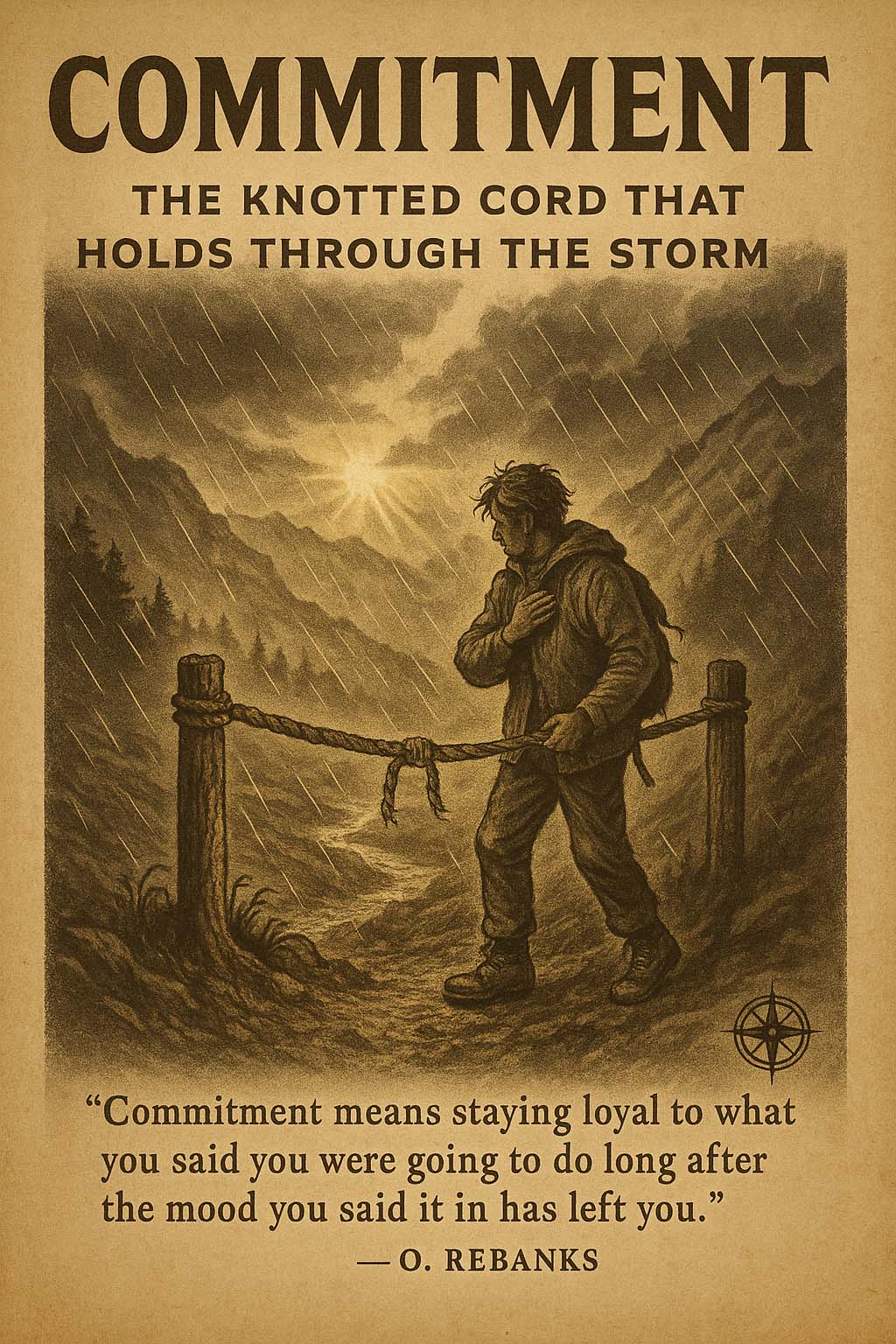 COMMITMENT – The Knotted Cord That Holds Through the ADHD Storm
