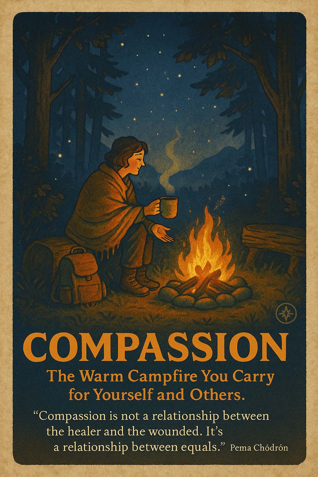 COMPASSION – The Warm Campfire You Carry for Yourself and Others while recovering from ADHD