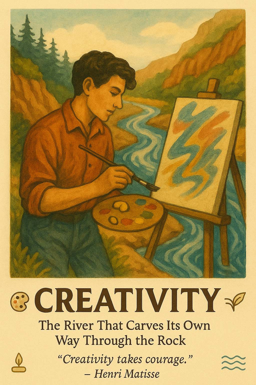CREATIVITY – The River That Carves Its Own Way Through the Rock of ADHD