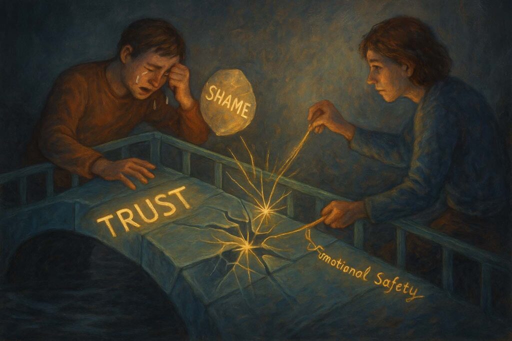 “They always sabotage relationships.”