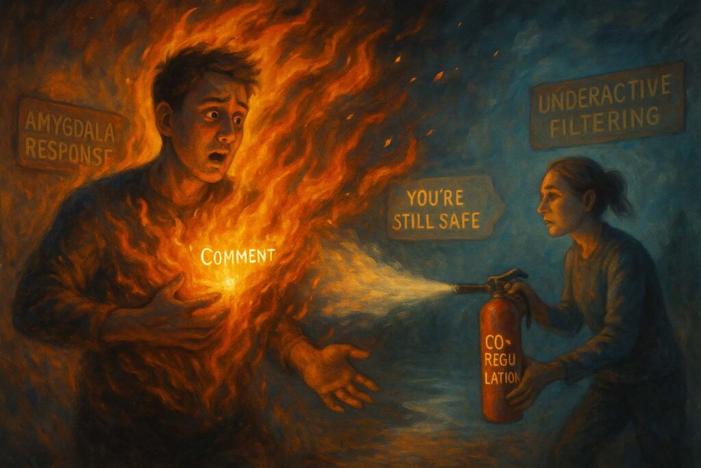 “They blow things out of proportion.”