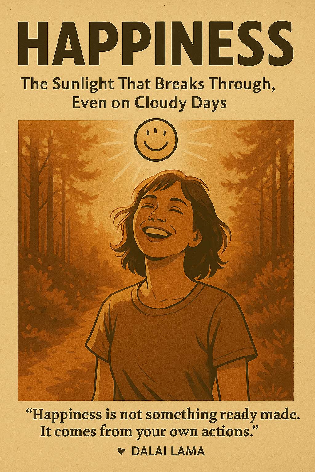 HAPPINESS – The Sunlight That Breaks Through, Even on Cloudy Days of ADHD