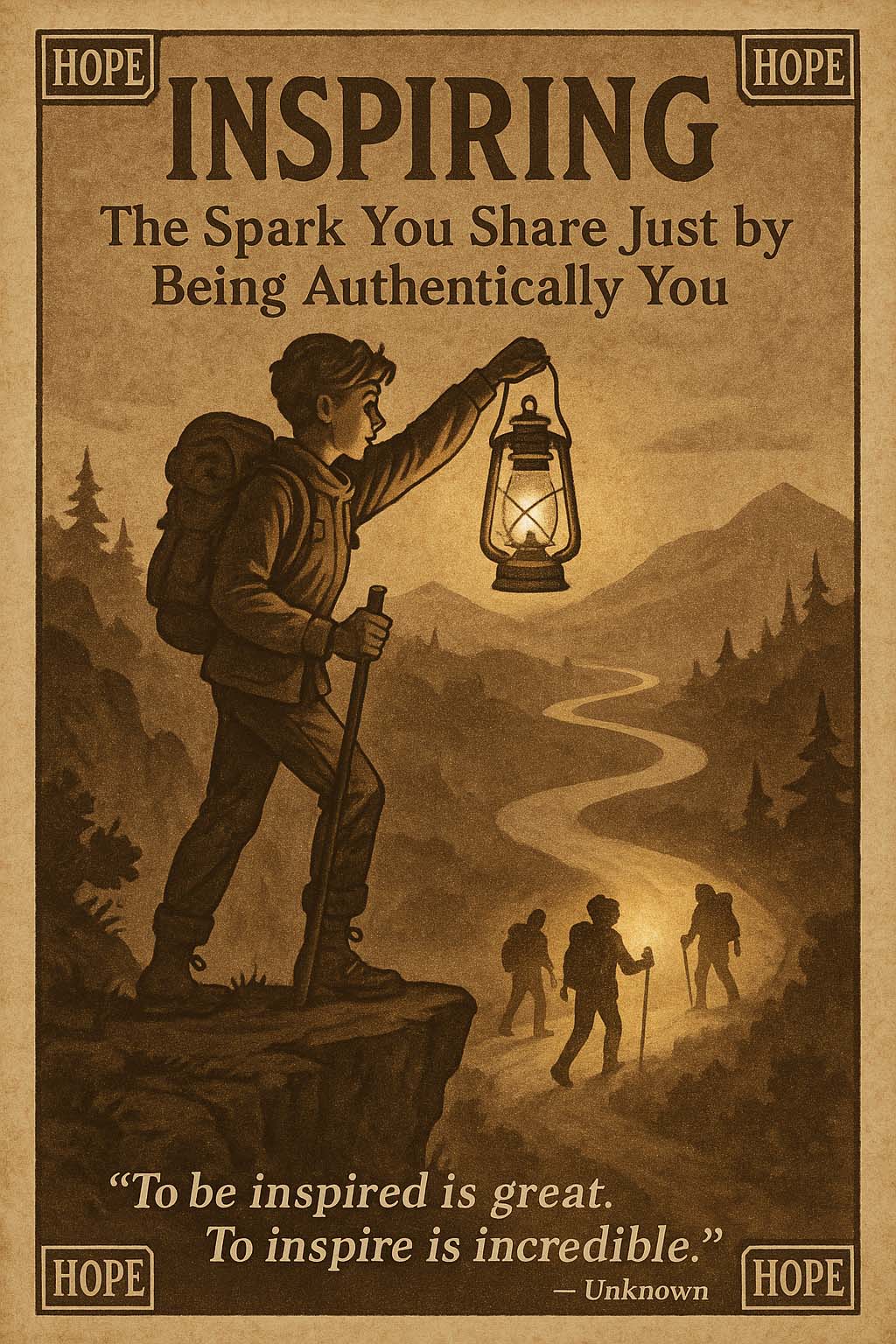 INSPIRING – The Spark You Share Just by Being Authentically You