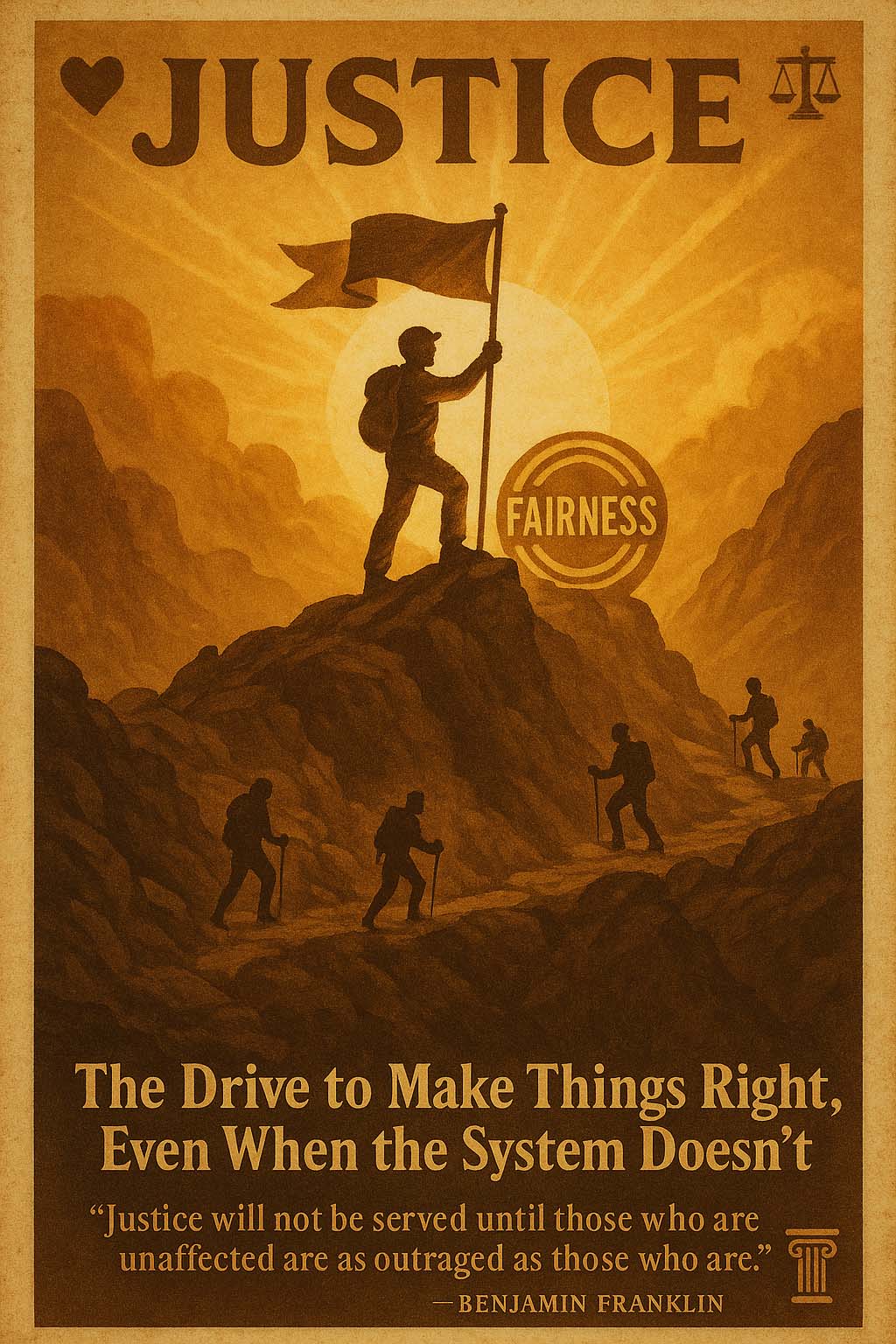 JUSTICE – The Drive to Make Things Right, Even When the System Doesn’t