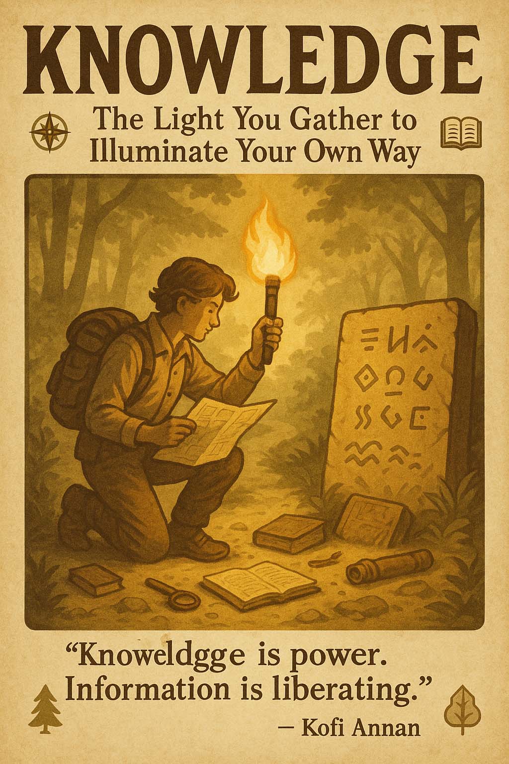 KNOWLEDGE – The Light You Gather to Illuminate Your Own Way