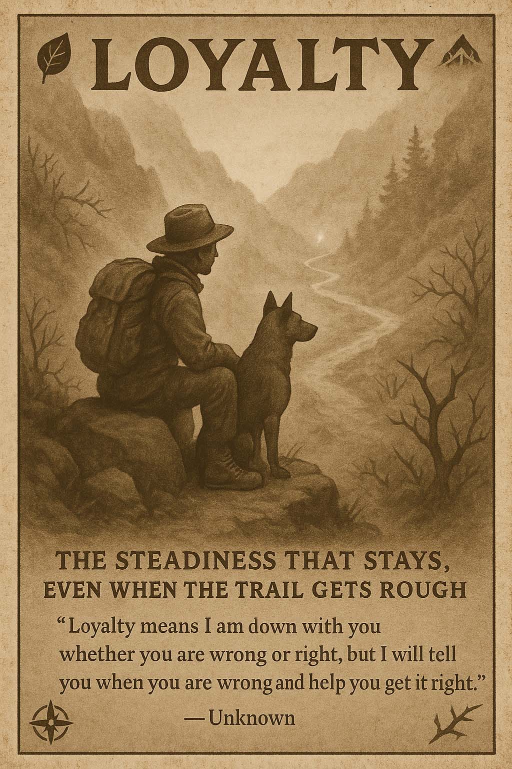 LOYALTY – The Steadiness That Stays, Even When the Trail Gets Rough