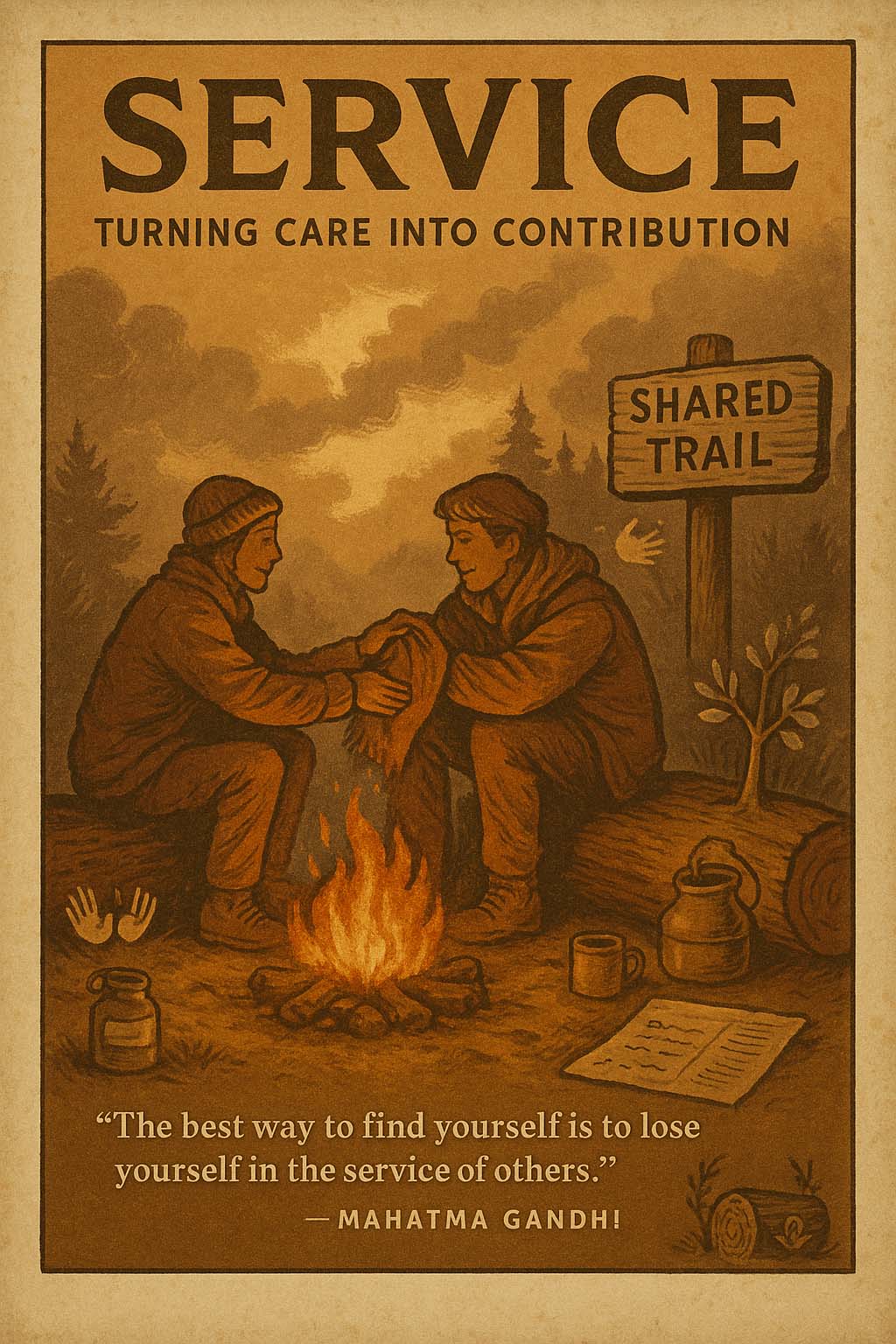 SERVICE – Offering What You Have to Make the World a Bit Lighter