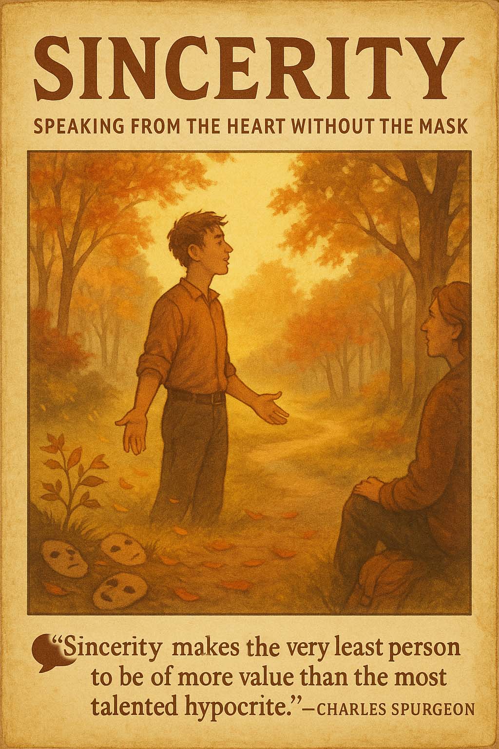 SINCERITY – Speaking From the Heart Without the Mask
