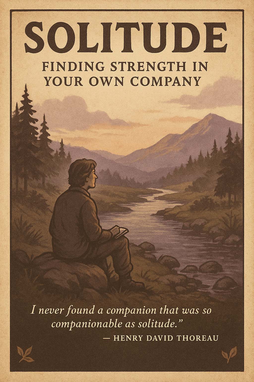 SOLITUDE – Finding Strength in Your Own Company