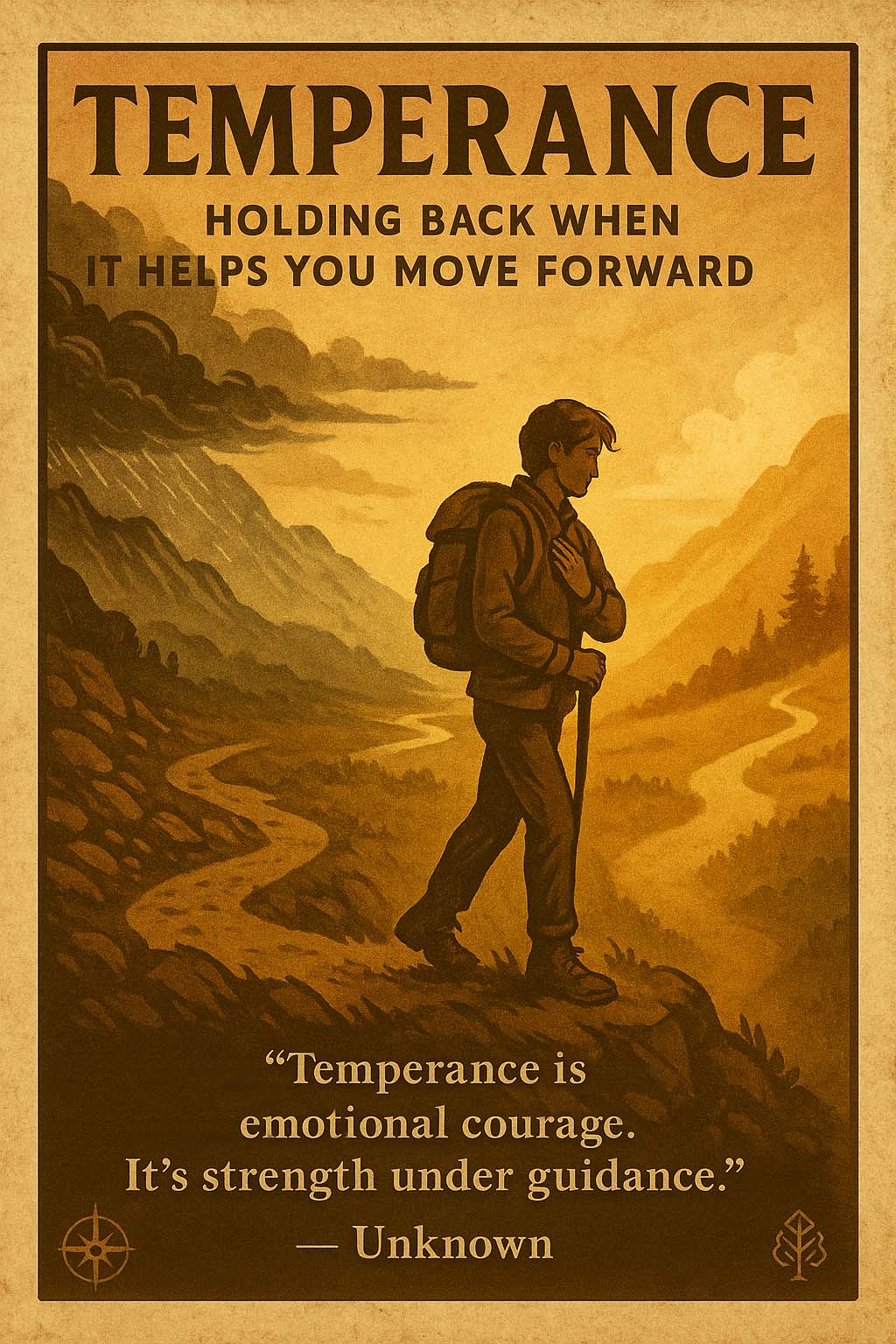 TEMPERANCE – Holding Back When It Helps You Move Forward