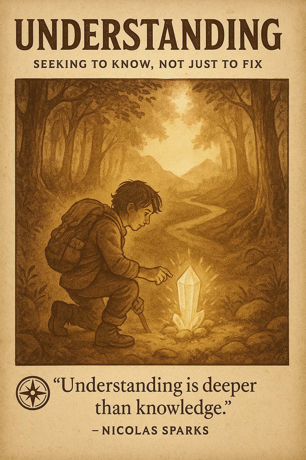 UNDERSTANDING – Seeking to Know, Not Just to Fix