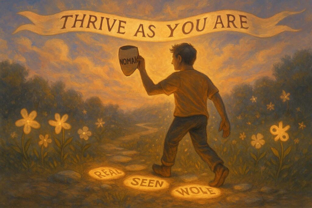 “They’re not trying hard enough to be normal.”