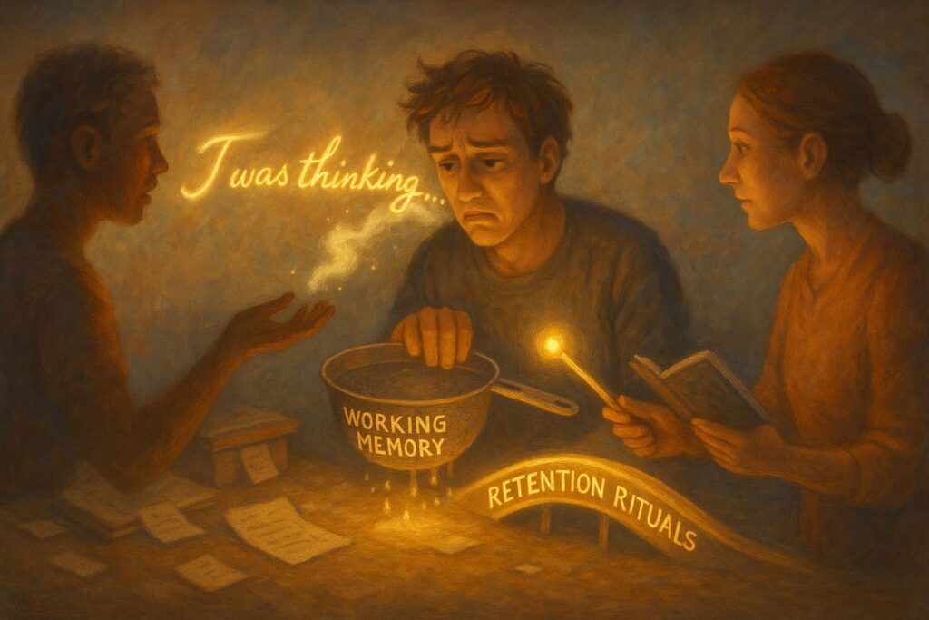 “They forget everything — they must not be listening.”