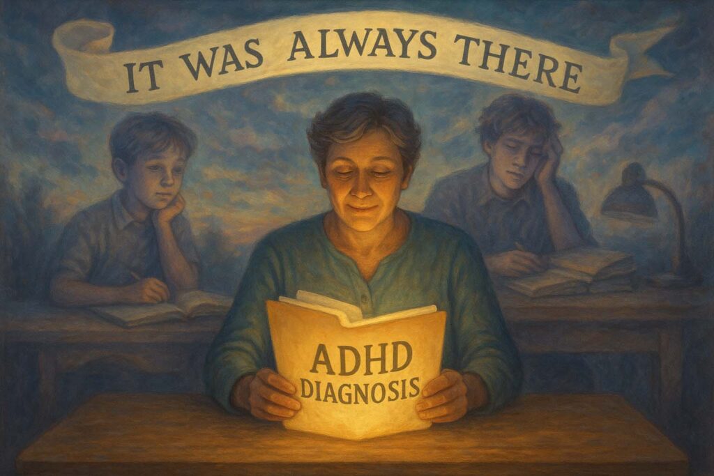 “You can’t be diagnosed with ADHD after 40.”