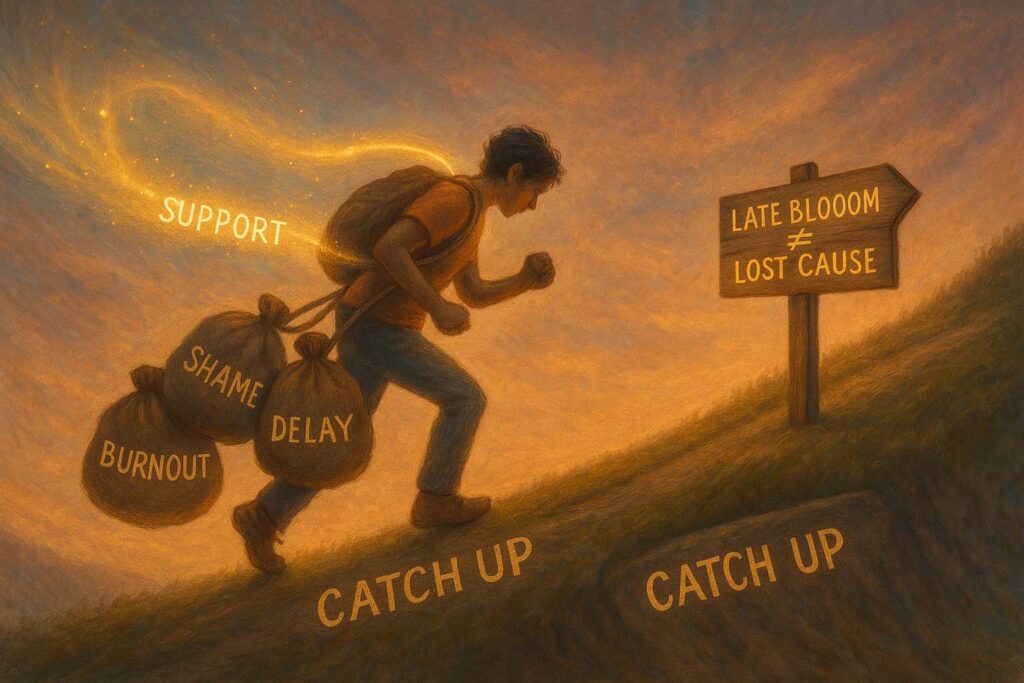 “They’re always behind — they’ll never catch up.”